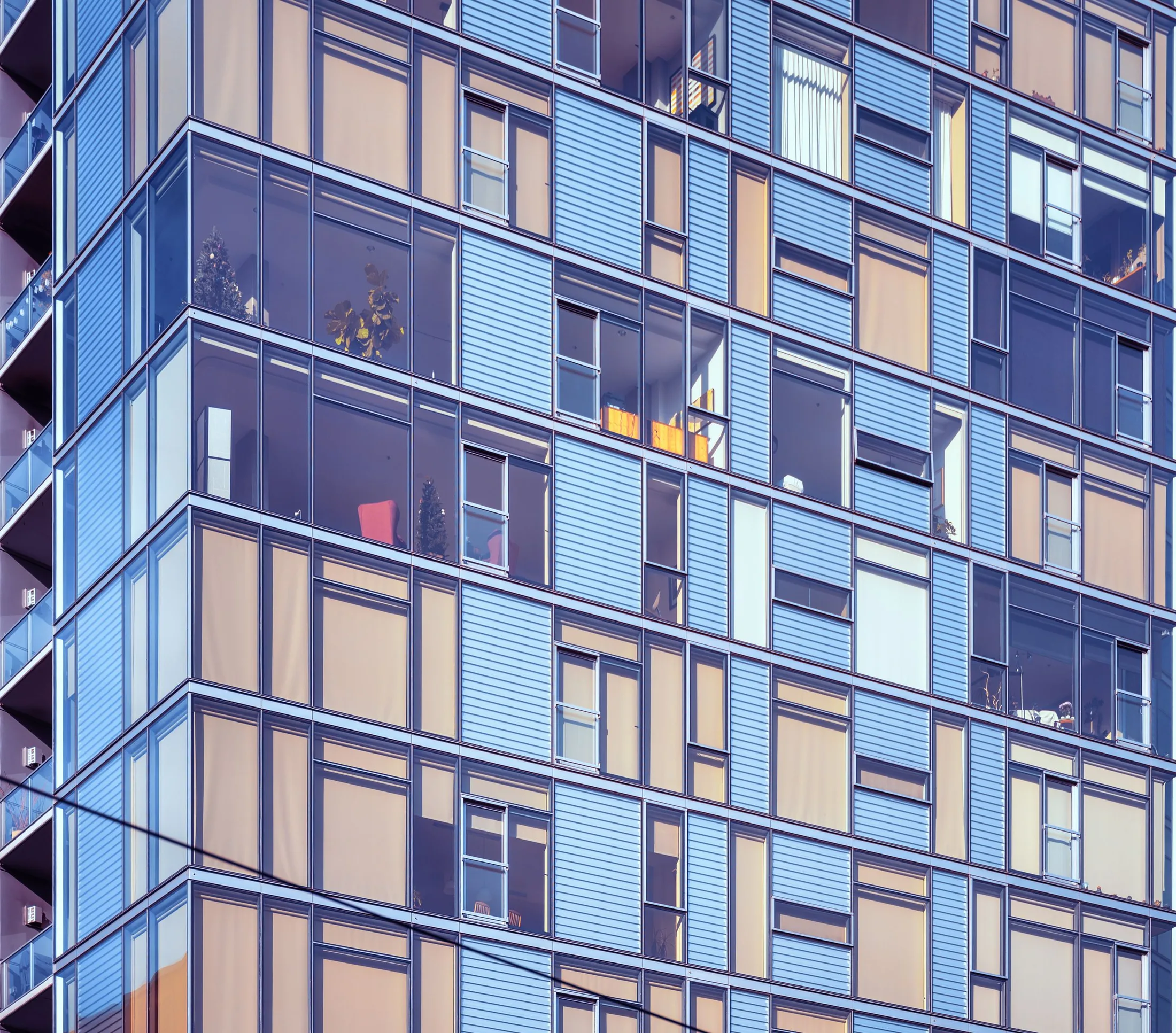 Multi-storey residential building in an urban setting
